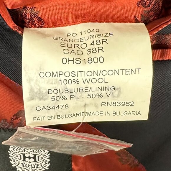 Hörst Navy Wool Suit 38 R Jacket 32 R Pants - Picture 5 of 15